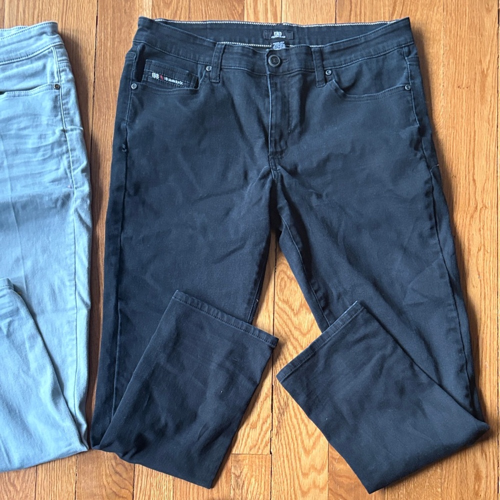 Men's Slim Black Jeans